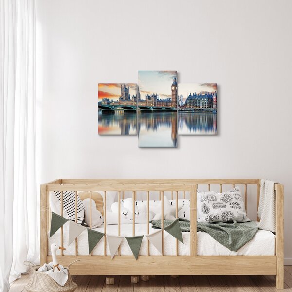 Slika - Londonski Houses of Parliament (90x60 cm)