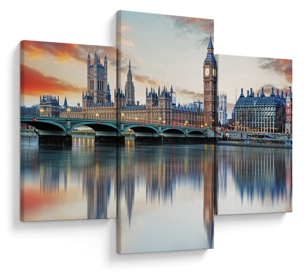 Slika - Londonski Houses of Parliament (90x60 cm)