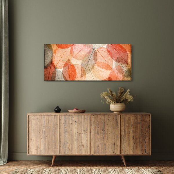 Slika naslikanog jesenskog lišća (120x50 cm)