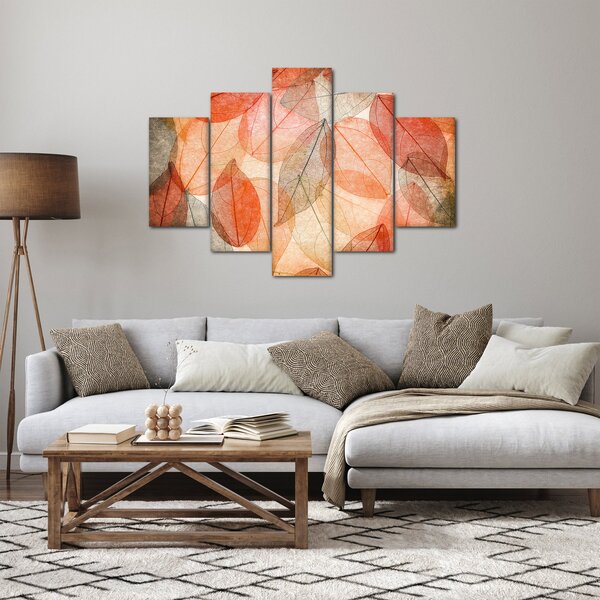 Slika naslikanog jesenskog lišća (150x105 cm)