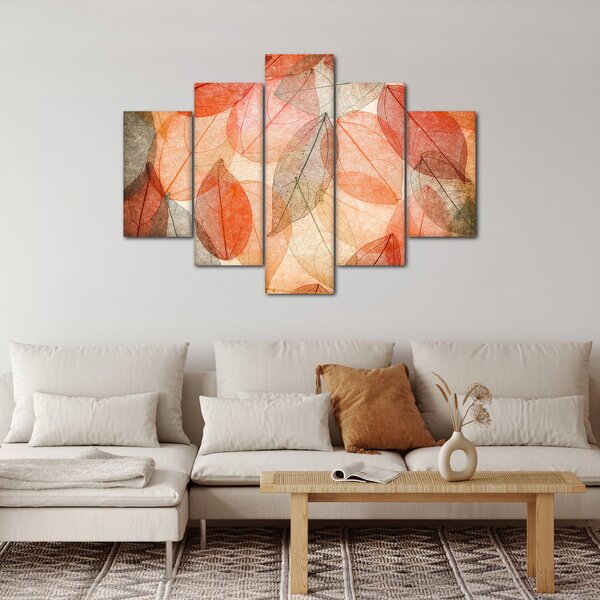 Slika naslikanog jesenskog lišća (150x105 cm)