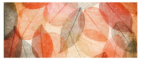 Slika naslikanog jesenskog lišća (120x50 cm)