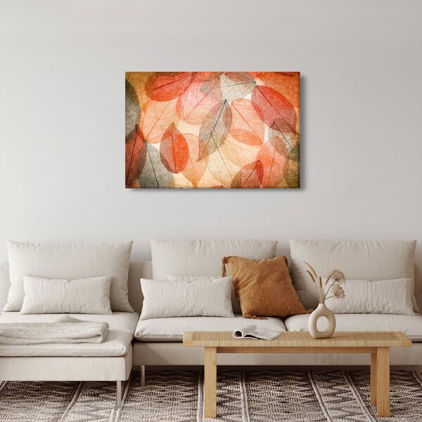 Slika naslikanog jesenskog lišća (90x60 cm)