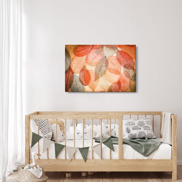 Slika naslikanog jesenskog lišća (90x60 cm)