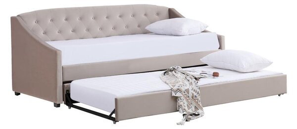 Krevet na razvlačenje 90 cm Asesorar (smeđosiva)
