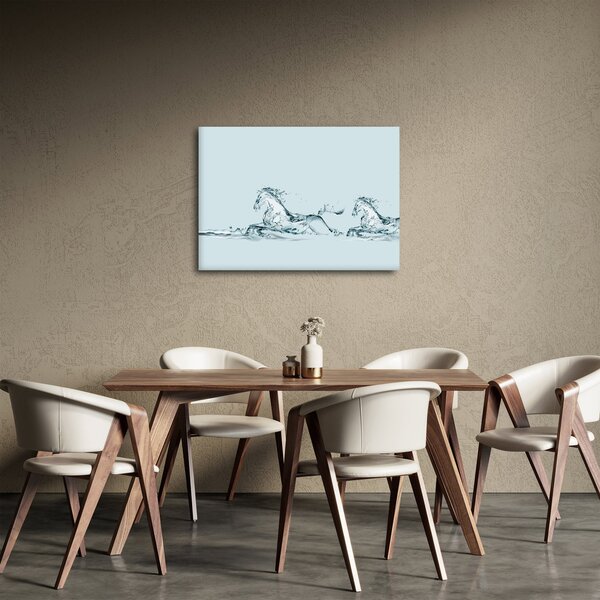 Slika - Konji od kapljica vode (70x50 cm)