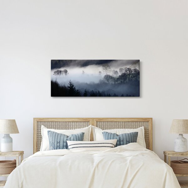 Slika magle nad šumom (120x50 cm)