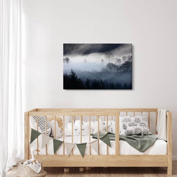 Slika magle nad šumom (90x60 cm)
