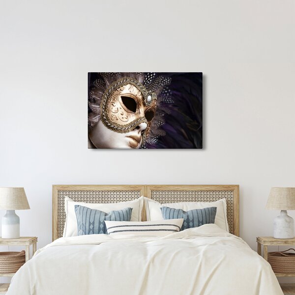Slika skulpture s maskom (90x60 cm)