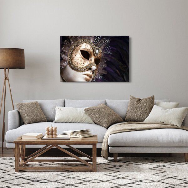 Slika skulpture s maskom (90x60 cm)