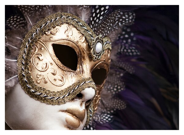 Slika skulpture s maskom (70x50 cm)