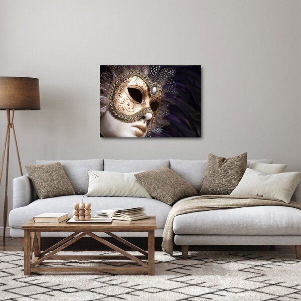 Slika skulpture s maskom (70x50 cm)