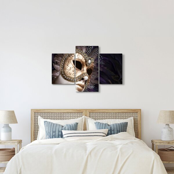 Slika skulpture s maskom (90x60 cm)