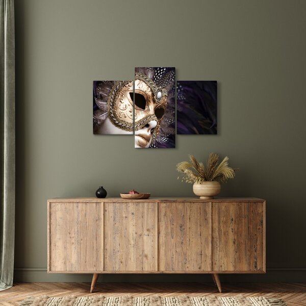 Slika skulpture s maskom (90x60 cm)