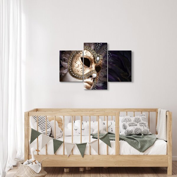 Slika skulpture s maskom (90x60 cm)