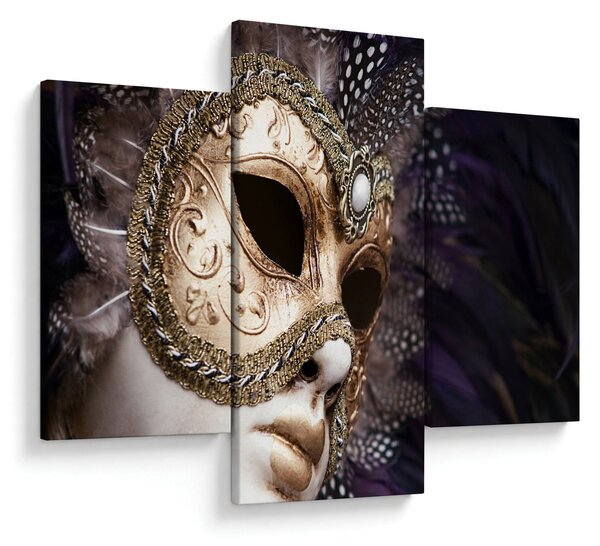 Slika skulpture s maskom (90x60 cm)