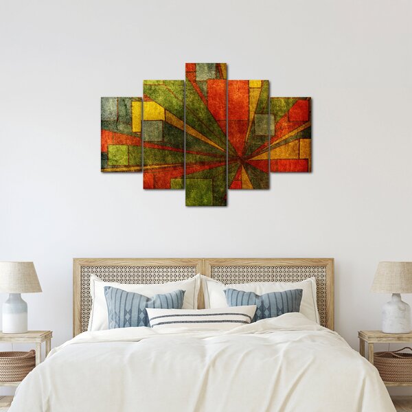Slika geometrijske apstrakcije (150x105 cm)