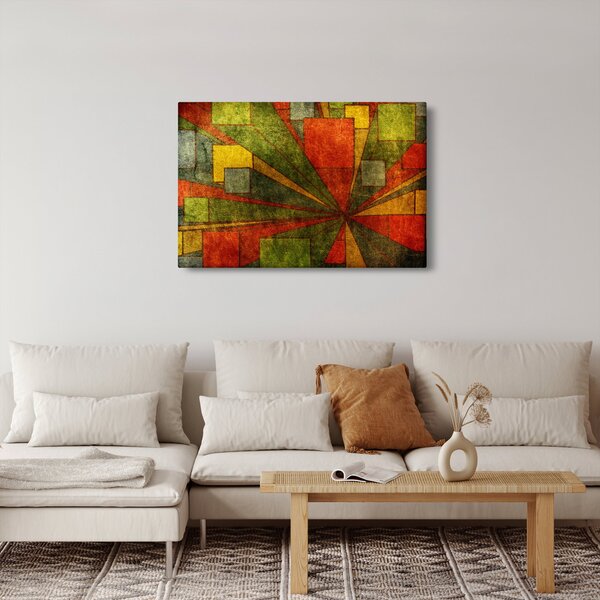 Slika geometrijske apstrakcije (90x60 cm)