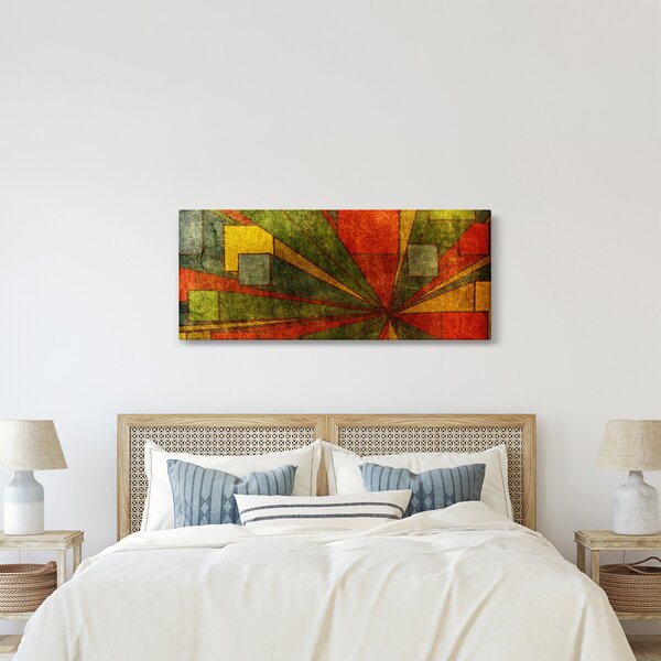 Slika geometrijske apstrakcije (120x50 cm)