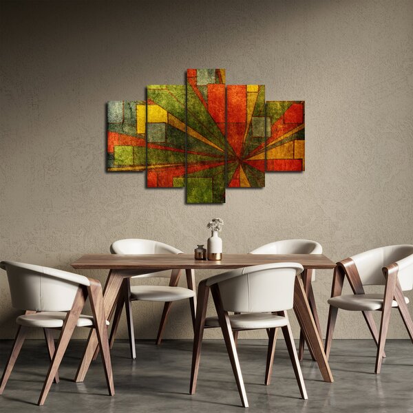 Slika geometrijske apstrakcije (150x105 cm)