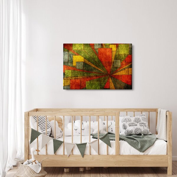 Slika geometrijske apstrakcije (90x60 cm)