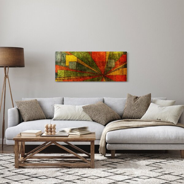 Slika geometrijske apstrakcije (120x50 cm)