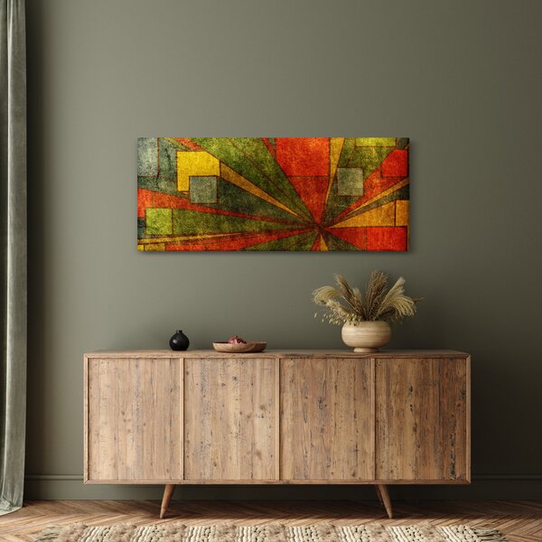 Slika geometrijske apstrakcije (120x50 cm)