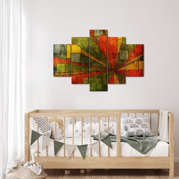 Slika geometrijske apstrakcije (150x105 cm)