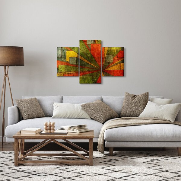 Slika geometrijske apstrakcije (90x60 cm)