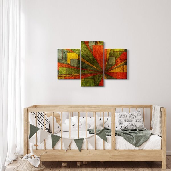 Slika geometrijske apstrakcije (90x60 cm)