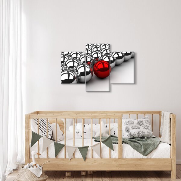Slika sjajnih kugli (90x60 cm)