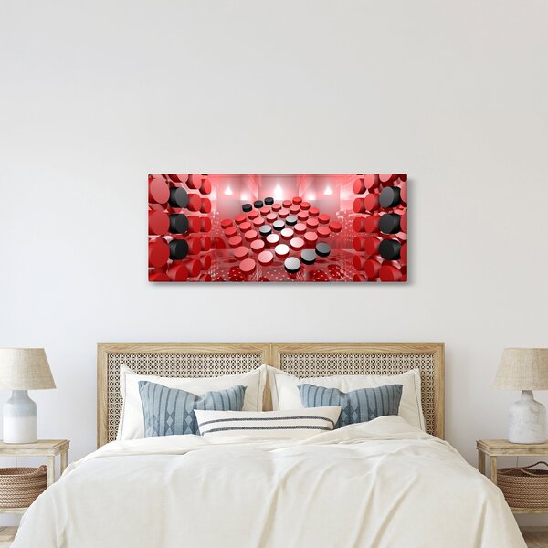 Slika apstrakcije dugmadi (120x50 cm)