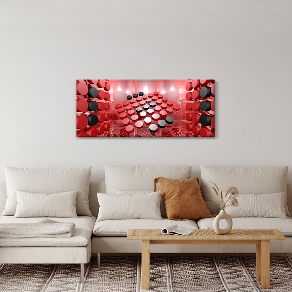 Slika apstrakcije dugmadi (120x50 cm)