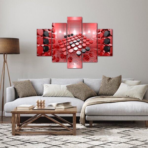 Slika apstrakcije dugmadi (150x105 cm)