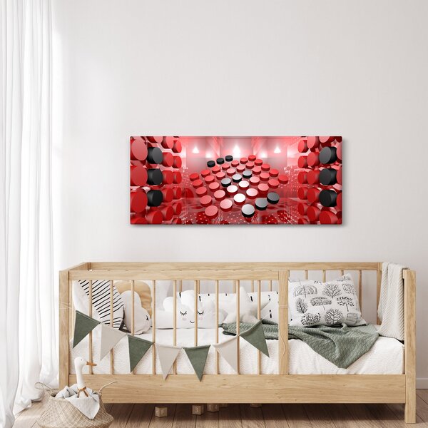 Slika apstrakcije dugmadi (120x50 cm)