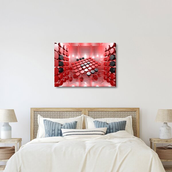 Slika apstrakcije dugmadi (70x50 cm)