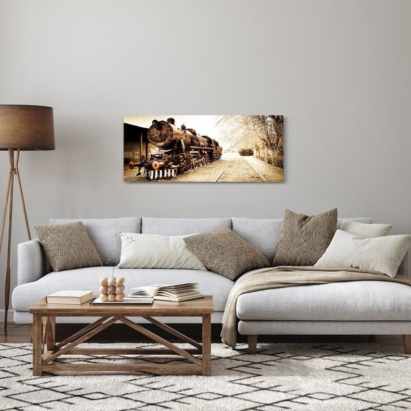 Slika - Povijesna lokomotiva (120x50 cm)