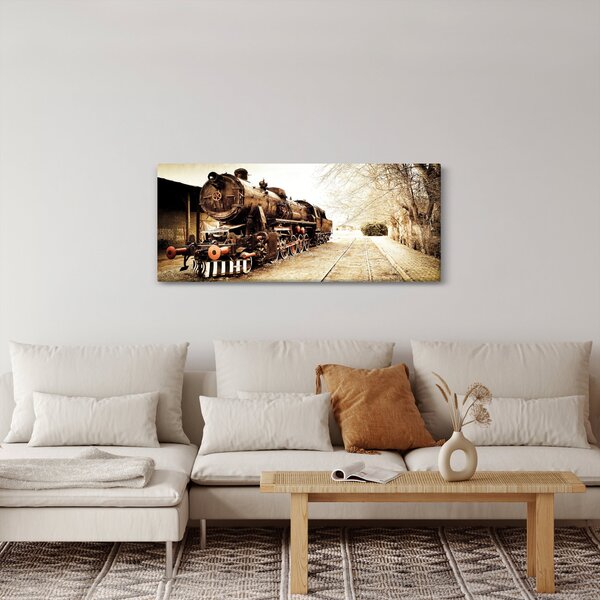 Slika - Povijesna lokomotiva (120x50 cm)