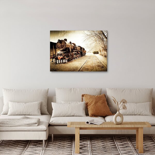 Slika - Povijesna lokomotiva (70x50 cm)
