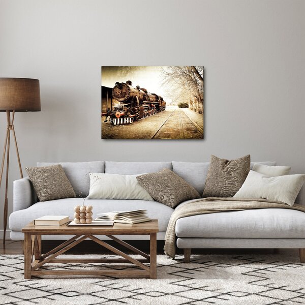 Slika - Povijesna lokomotiva (70x50 cm)