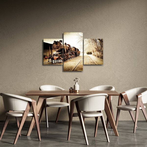 Slika - Povijesna lokomotiva (90x60 cm)