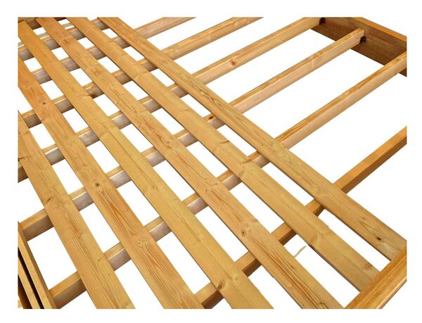 Bračni krevet160 cm Novedades (prirodna) (sa podnicom)