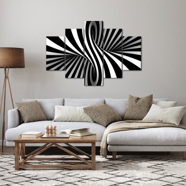 Apstraktna slika sa zebrastim prugama (150x105 cm)