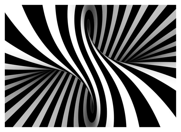 Apstraktna slika sa zebrastim prugama (70x50 cm)