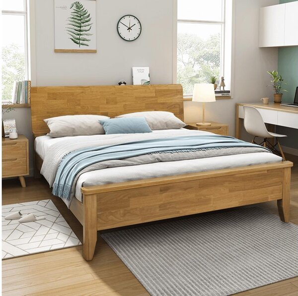 Bračni krevet160 cm Novedades (prirodna) (sa podnicom)