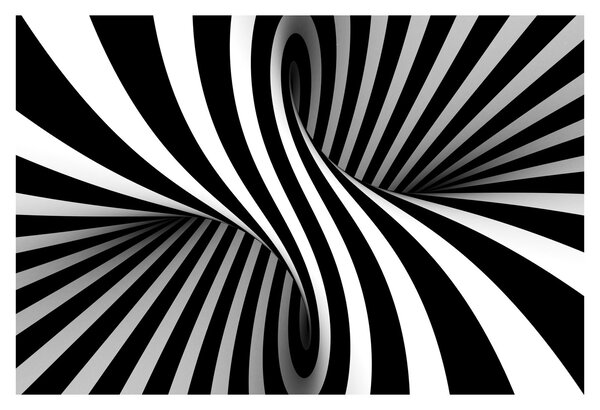 Apstraktna slika sa zebrastim prugama (90x60 cm)