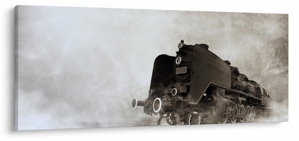 Slikanje - Vlak u magli (120x50 cm)