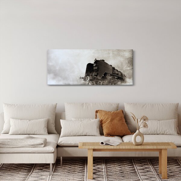 Slikanje - Vlak u magli (120x50 cm)