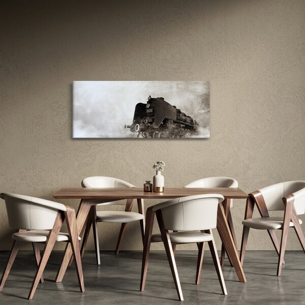 Slikanje - Vlak u magli (120x50 cm)