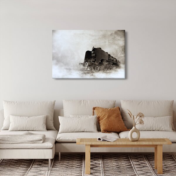 Slikanje - Vlak u magli (90x60 cm)